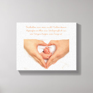 Wunderschöne Sternenkind Leinwand Canvastryck