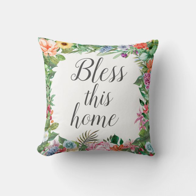 Wunderschönes Blumen-Design zum personalisieren! Kudde (Framsida)