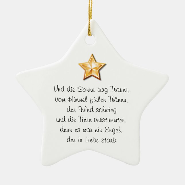 Wunderschönes Hängeornament Julgransprydnad Keramik (Framsidan)