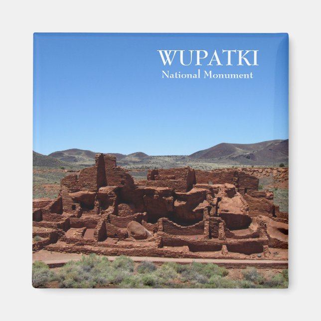 Wupatkis nationalmonument magnet (Framsidan)