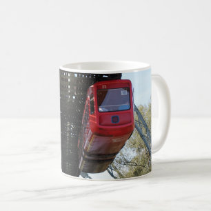 Wuppertal Flytande Tåg / Wuppertaler Schwebebahn Kaffemugg