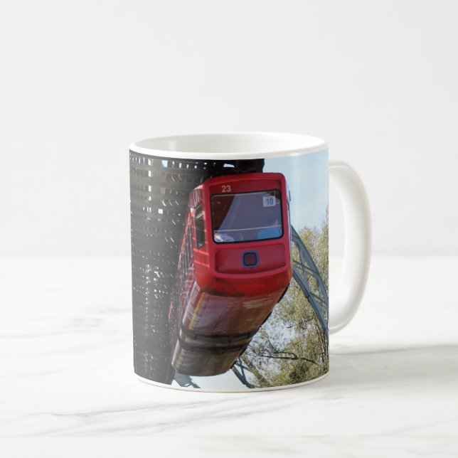 Wuppertal Flytande Tåg / Wuppertaler Schwebebahn Kaffemugg (Framsida höger)