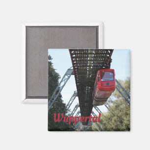 Wuppertal Flytande Tåg / Wuppertaler Schwebebahn Magnet