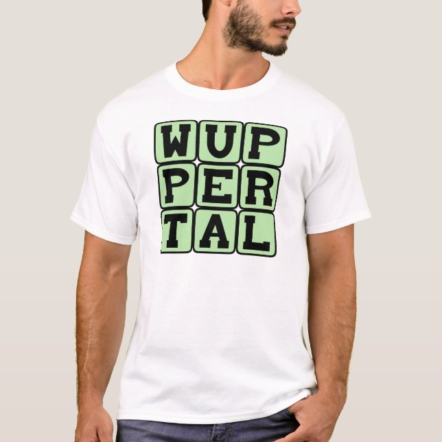 Wuppertal, Stad i Tyskland T-shirt (Framsida)