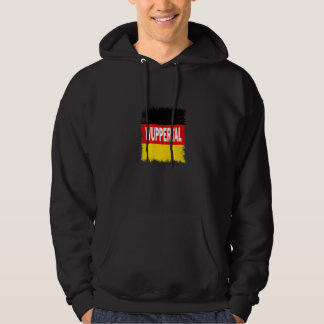 Wuppertal  Tyskland Med Tysk Flagga Hoodie