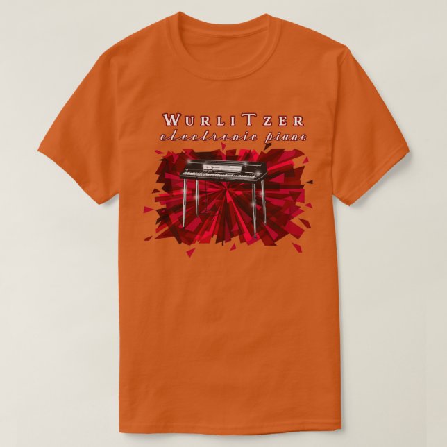 Wurlitzer Electric Piano 1970s-design  T Shirt (Design framsida)