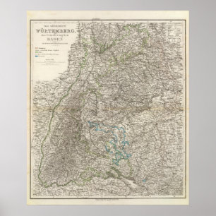 Wurtemberg Baden Poster