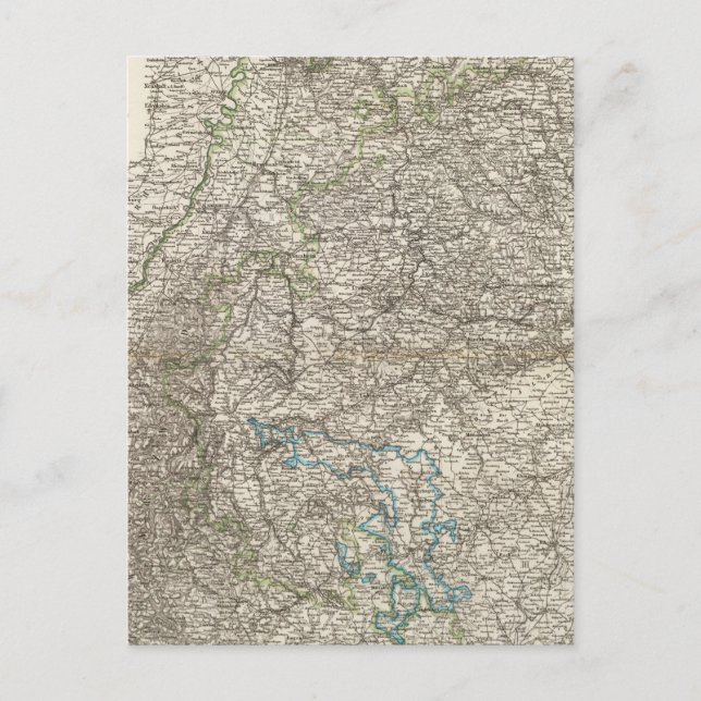 Wurtemberg, Baden Vykort (Framsida)