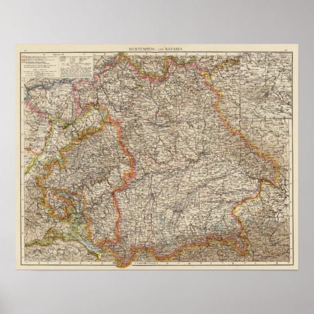 Wurtemberg, Bayern Poster (Framsidan)