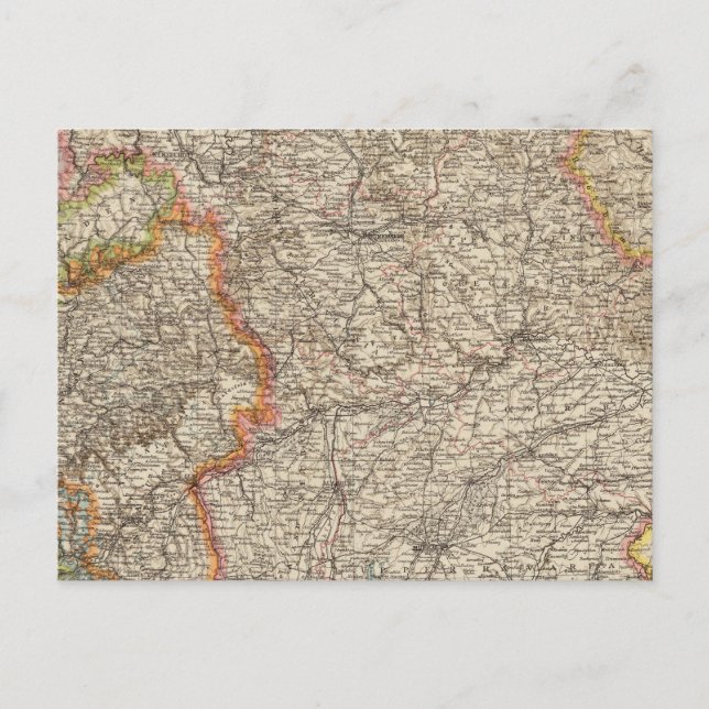 Wurtemberg, Bayern Vykort (Framsida)