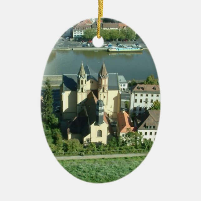 Wurzburg Julgransprydnad Keramik (Framsidan)