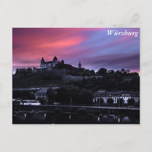 Würzburg, Tyskland Vykort