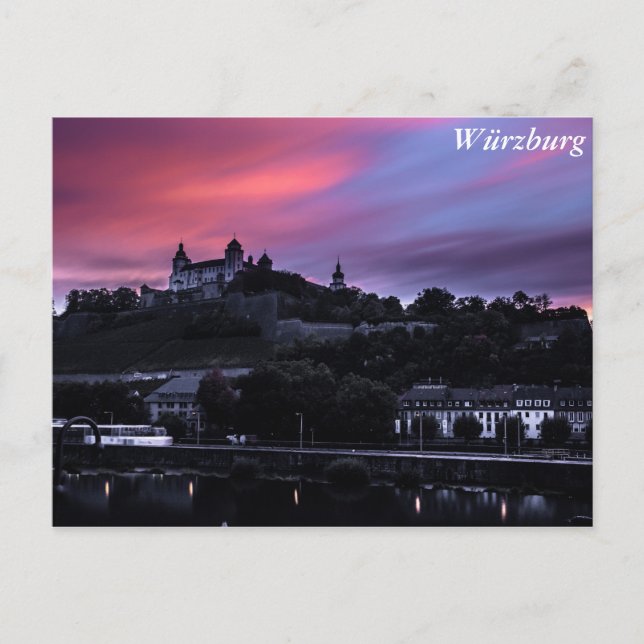 Würzburg, Tyskland Vykort (Framsida)