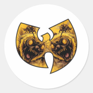 WuTang Killer Bees Runt Klistermärke