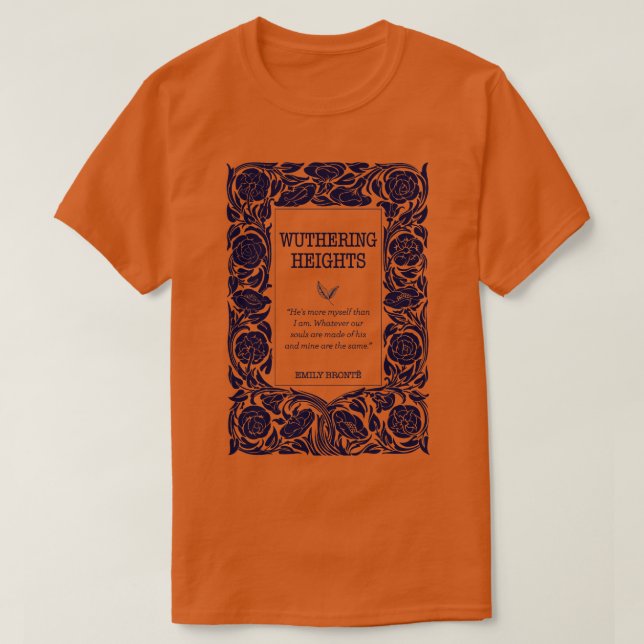 Wuthering Heights Heathcliff bokish Bronte syster T Shirt (Design framsida)