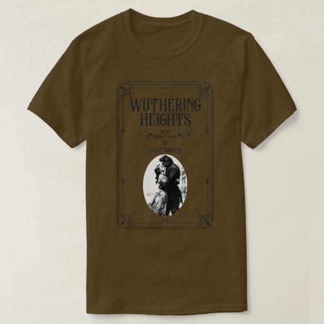 Wuthering Heights Heathcliff bokish Bronte syster T Shirt (Design framsida)
