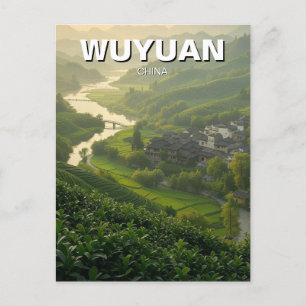Wuyuan Jiangxi china Travel Vykort