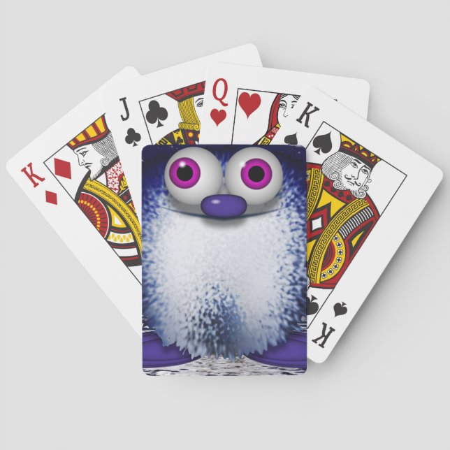 Wuzzy Butt Funny Children's Spelar in Card Deck Kortlek (Baksidan)