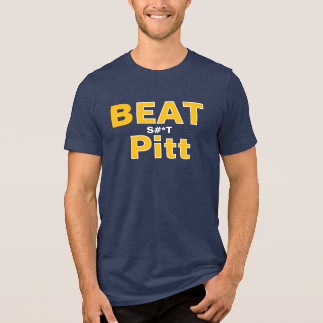 WV Beat Pitt TShirt for Men T Shirt (Framsida)
