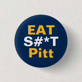 WV Button Pin - Eat It Pitt Knapp