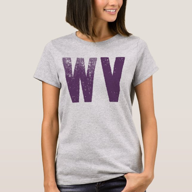WV fetstilt Distress Tee (Framsida)