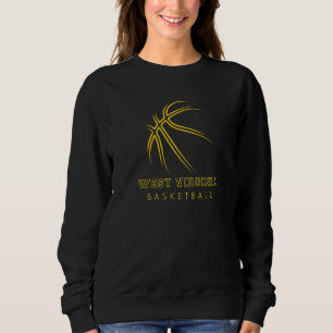 Wva Bergstaten Kärlek Väster Virginia Baske T Shirt