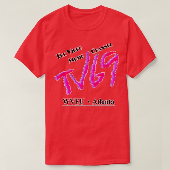 WVEUTV Atlanta Video Music 4 TShirt T Shirt (Design framsida)
