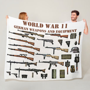 WW11 TYSKA VAPEN OCH UTRUSTNING FLEECEFILT
