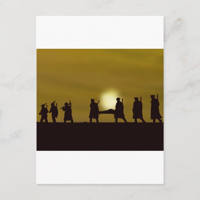 WW1 British Heroes Vykort (Framsida)