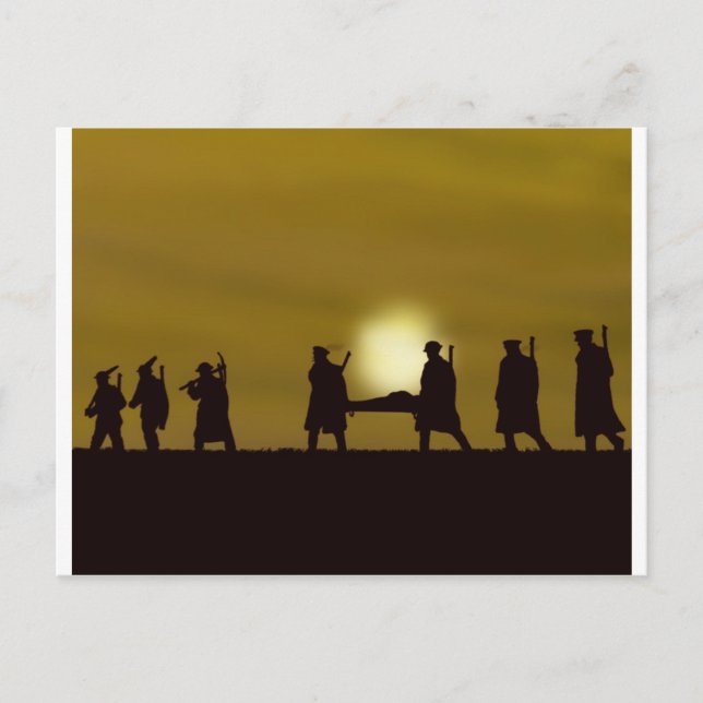 WW1 British Heroes Vykort (Framsida)