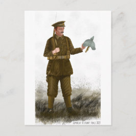 WW1 British "Tommy" Postcard Vykort