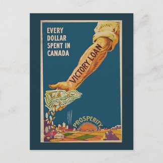 WW1 Canadian Prosperity Arm Vykort