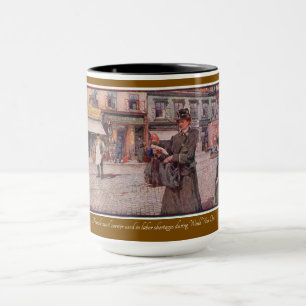"WW1 Female Mail Carrier" Mugg