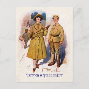 WW1 "Fortsätt" Vykort