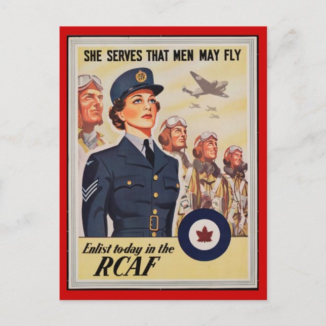 WW1-insamlingskort 1914 CANADA PROPAGANDA Vykort (Framsida)