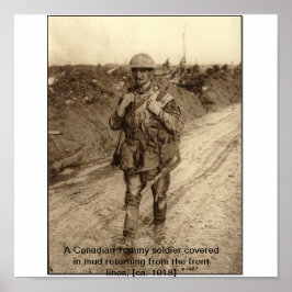 WW1 Soldat Poster
