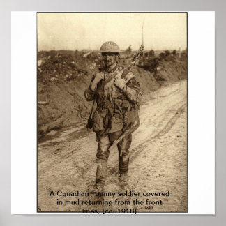 WW1 Soldat Poster