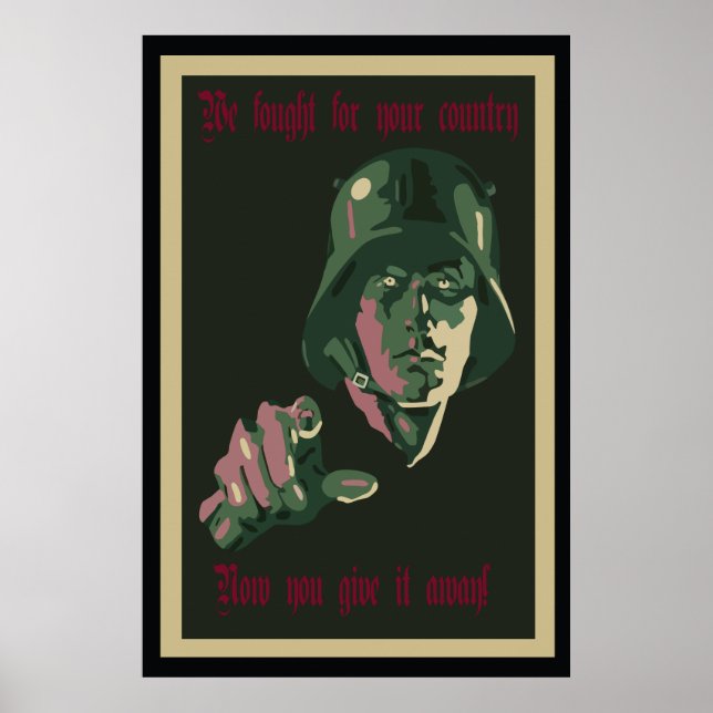 WW1 Tyska protesten Poster (Framsidan)