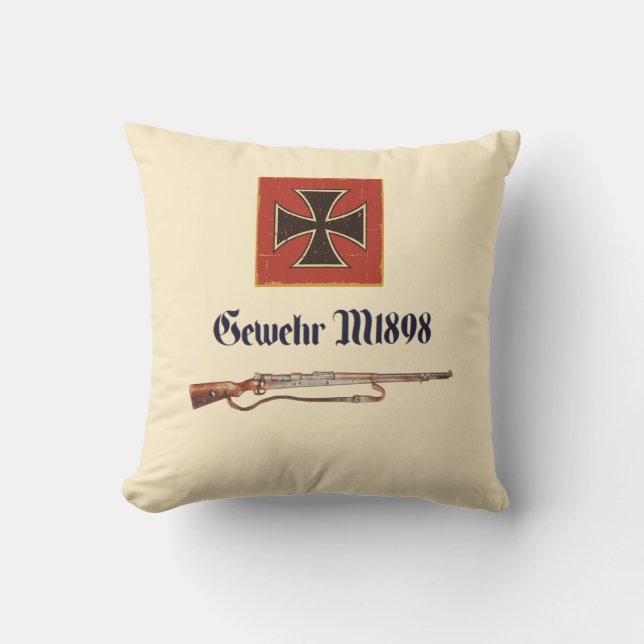WW1 tyskt Gewehr M1898 gevär Kudde (Framsida)