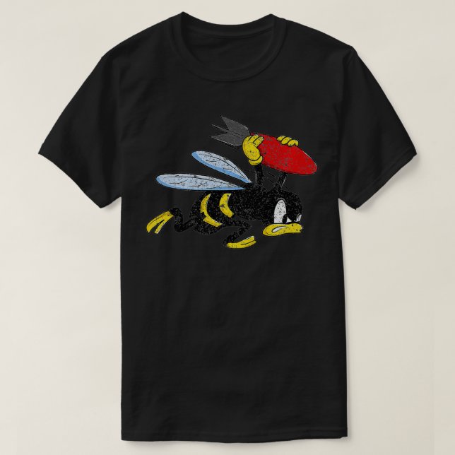 WW2 21:a bomber före bombattentatet på Squadron Be T Shirt (Design framsida)