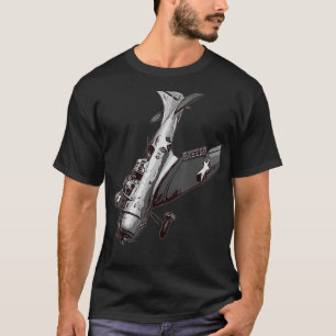 WW2 American Dive Bomber Warbird Flygplan-flygplan T Shirt