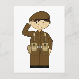 WW2 British Army Private Postcard Vykort