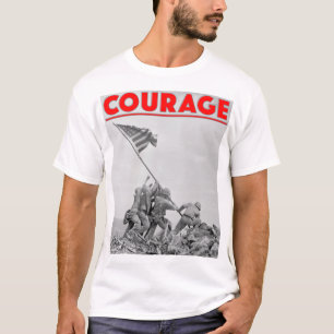 WW2 COURAGE - Battle Iwo Jima T Shirt