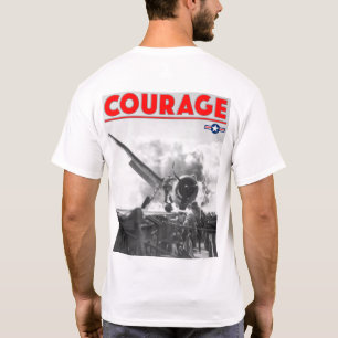 WW2 COURAGE - F6F-3 Hellcat T Shirt