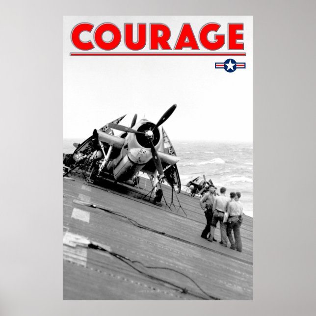 WW2 COURAGE - TBF Avenger Poster (Framsidan)