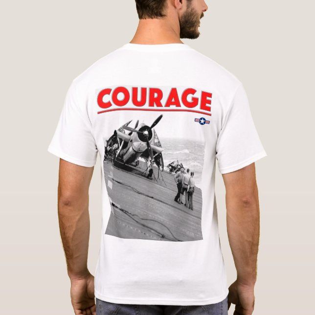 WW2 COURAGE - TBF Avenger T Shirt (Baksida)