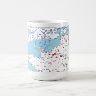 WW2 D-dagars Frankrike Kaffemugg
