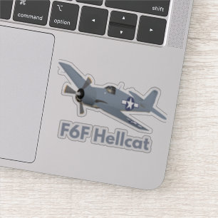 WW2 F6F Hellcat-flygplan Klistermärken