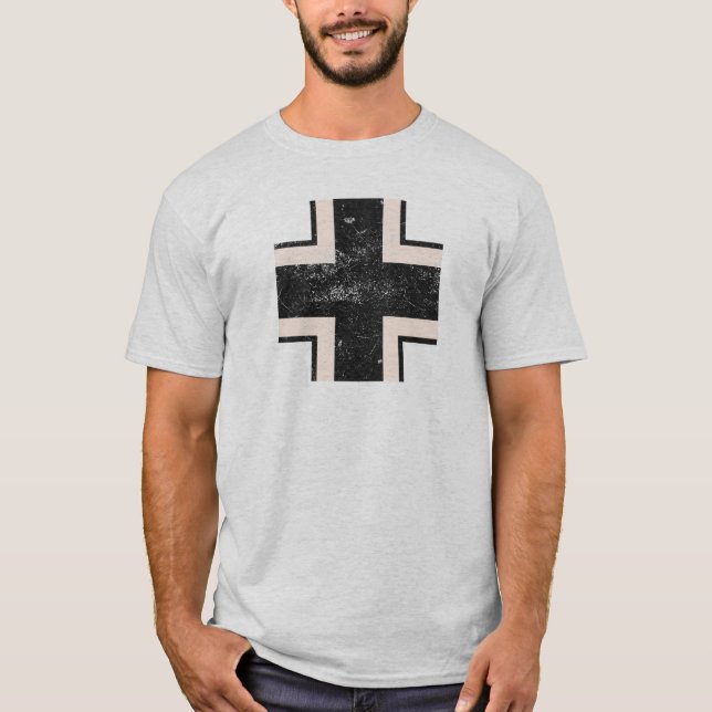 WW2 German Iron Cross T Shirt (Framsida)