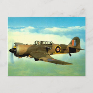 WW2 Historiska flygplan under flygning Vykort